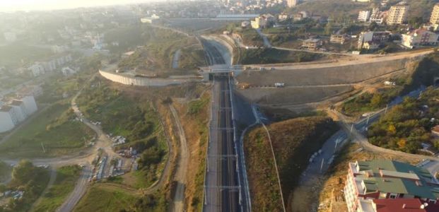 Gebze'de trafiği rahatlatacak  çalışma devam ediyor