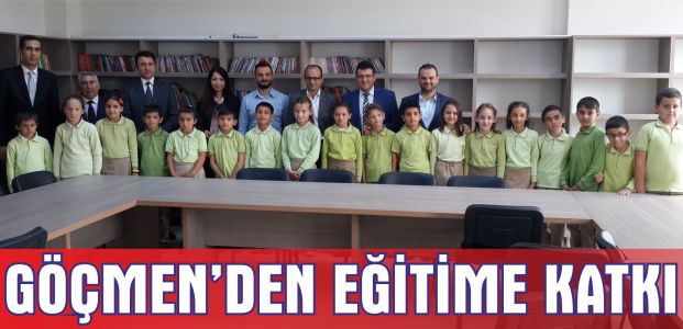 Göçmen'den eğitime katkı