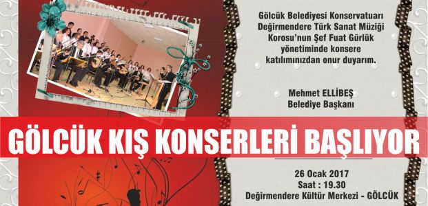 Gölcük kış konserleri başlıyor