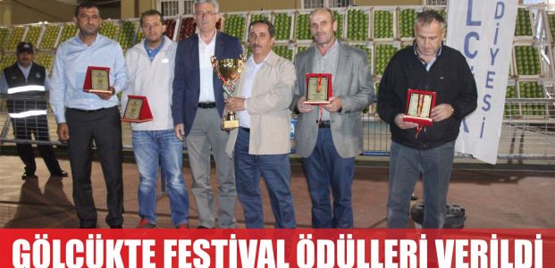 Gölcükte ödüller yerlerini buldu