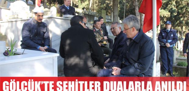 Gölcük'te şehitlerimiz dualarla anıldı