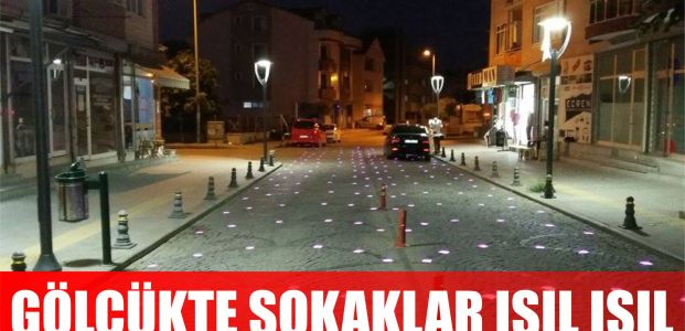 Gölcük'te sokaklar ışıl ışıl