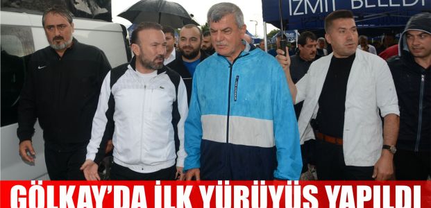 Gölkay'da ilk yürüyüş gerçekleşti