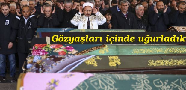 Gözyaşlarıyla uğurladık