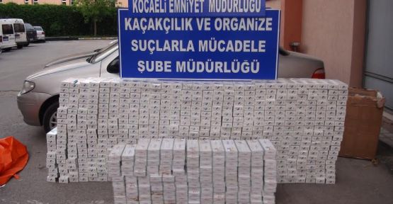 Gültepe'de kaçak sigara operasyonu