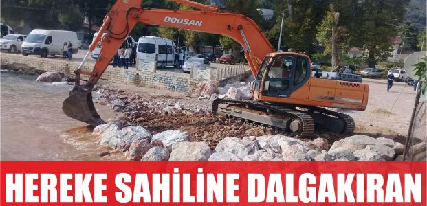  Hereke sahiline dalgakıran