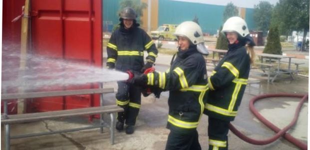 Hollandalı öğrenciler, stajını Kocaeli İtfaiyesi’nde yaptı