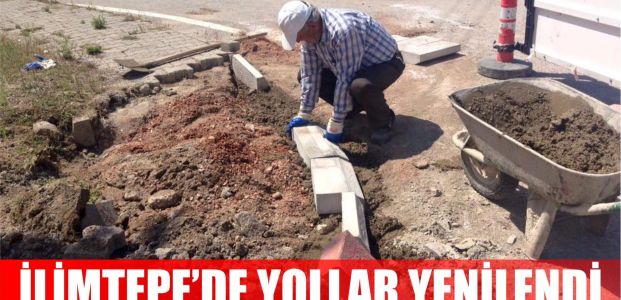 İlimtepe'de yollar yenilendi