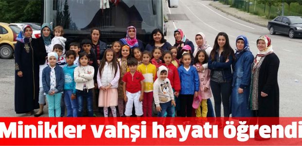 İlimtepe’li Minikler Vahşi Hayatı Öğrendi