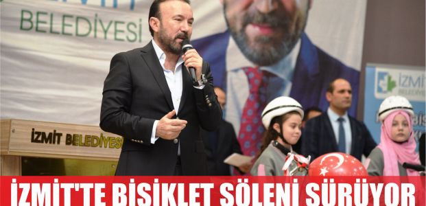  İZMİT’TE BİSİKLET ŞÖLENİ DEVAM EDİYOR