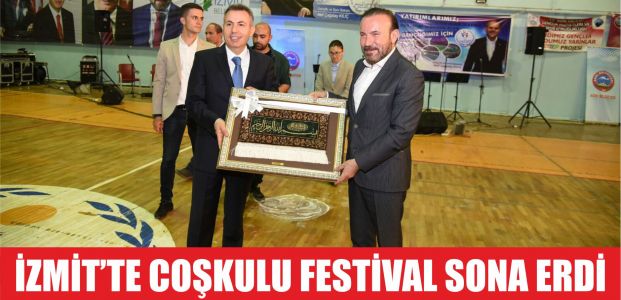 İzmit'te coşkulu festival sona erdi