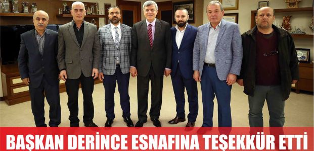  Karaosmanoğlu, Derinceli esnaflara teşekkür etti