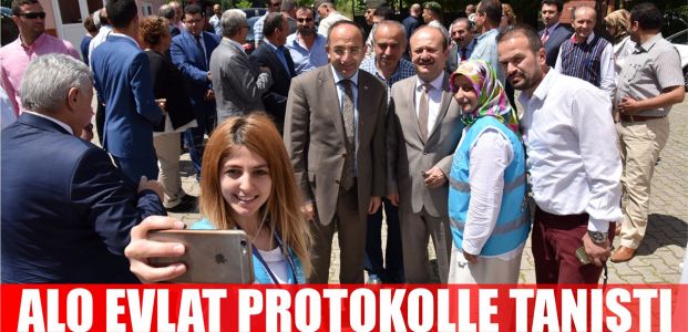  Kartepe Alo Evlat Hattı Protokolle Tanıştı