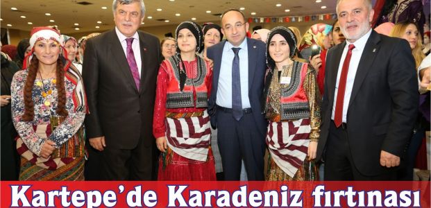 Kartepe'de Karadeniz fırtınası esti