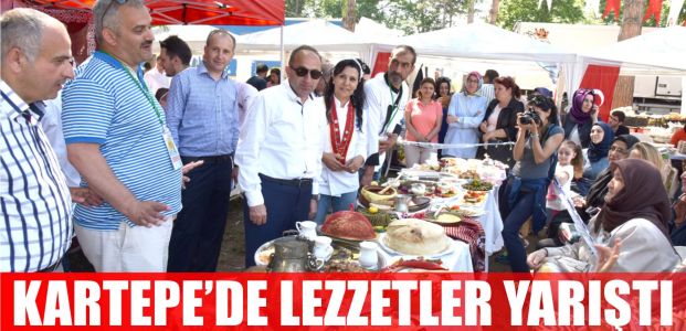 Kartepe'de lezzetler yarıştı