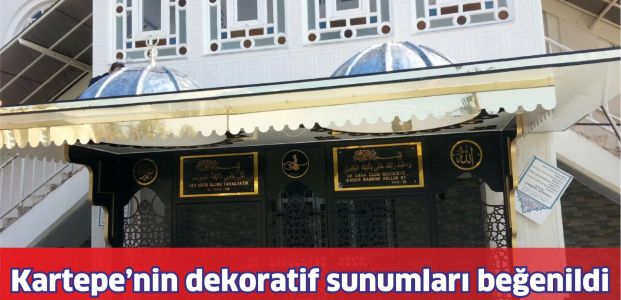 Kartepe’nin Dekoratif Sundurmaları Beğenildi