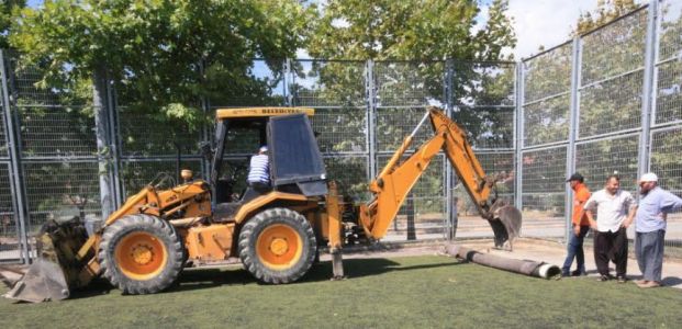  Kavaklı Amatör Spor Sahası Yenileniyor