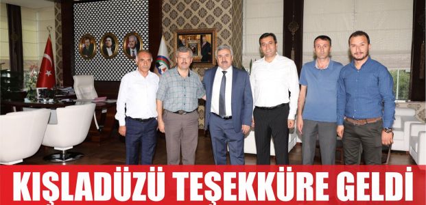  Kışladüzü halkı teşekküre geldi