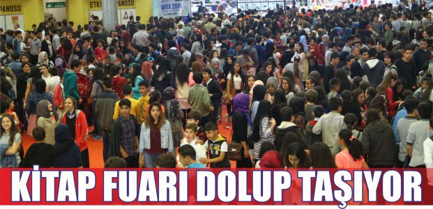 Kocaeli Kitap Fuarı dolup taşıyor