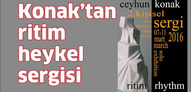 Konak'tan ritim heykel sergisi