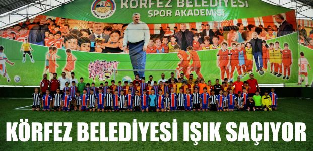  Körfez Belediyesi Spor Akademisi Işık Saçıyor