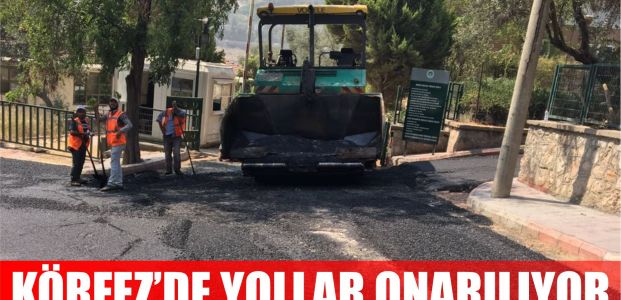 Körfez Belediyesi’nden Yollarına Onarım 