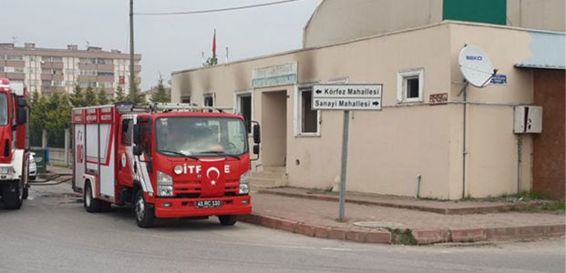  Körfez Spor tesislerinde yangın!