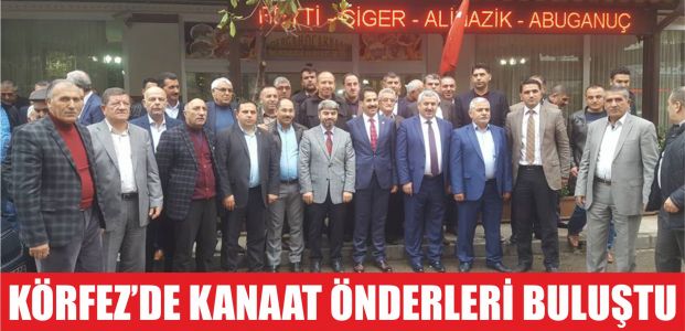 Körfez'de kanaat önderleri buluştu