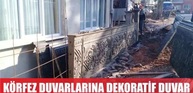 Körfez’de sokaklara ‘dekoratif’ duvarlar