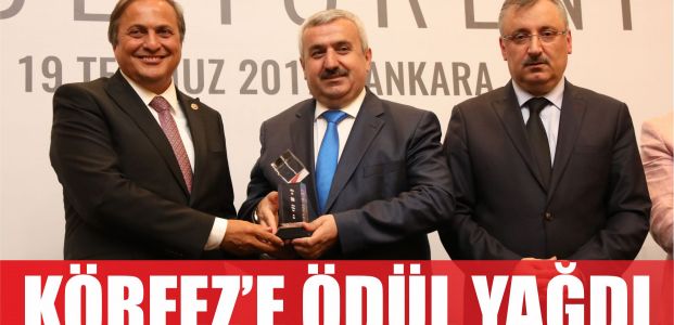  Körfez Belediyesi'ne  ödül yağdı