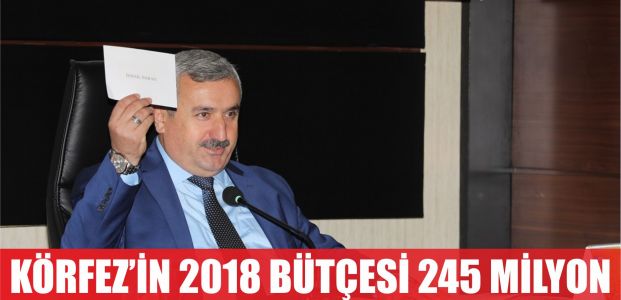  Körfez’in 2018 bütçesi 245 MİLYON LİRA