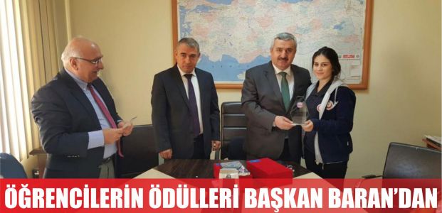  Körfezli öğrencilerin ödülleri Başkan Baran’dan