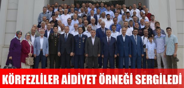  Körfezliler Aidiyet Örneği Sergiledi