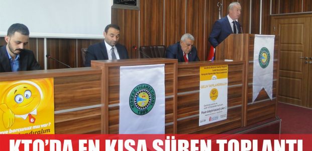  KTO Eylül Ayı Meclis Toplantısını Gerçekleştirdi