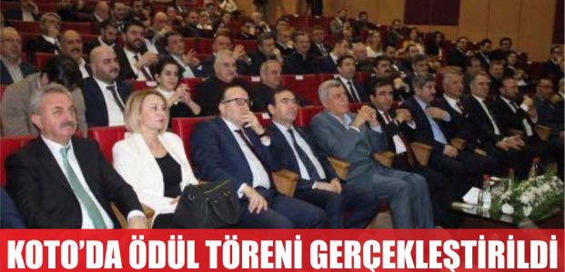 Moralı KOTO’da Ödül Törenine Katıldı