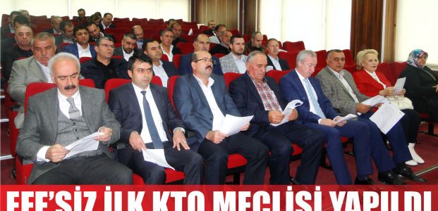 Mustafa EFE’siz İlk Meclis
