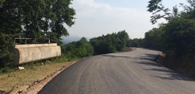  Namazgah Barajı yolu asfaltlandı