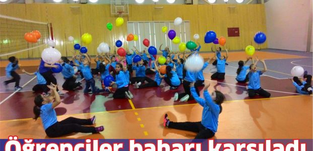 Öğrenciler baharı karşıladı