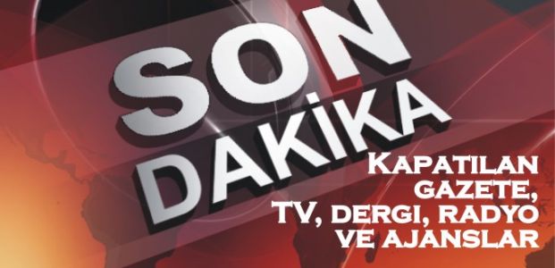 OHAL kararnamesiyle Kocaeli de Üç Gazete Kapandı