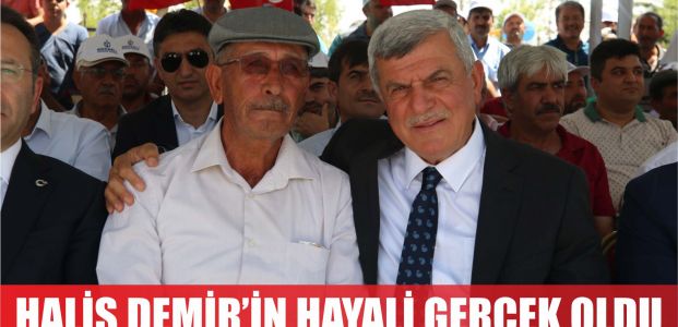  Ömer Halisdemir’in hayali gerçek oldu