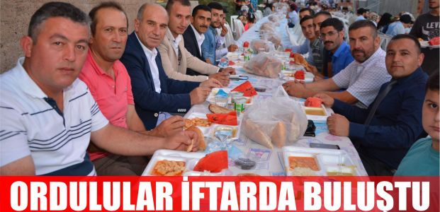  Ordulular İftar Sofrasında Bir Araya Geldi