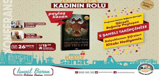  Osmanlı’da Kadının Rolü anlatılacak