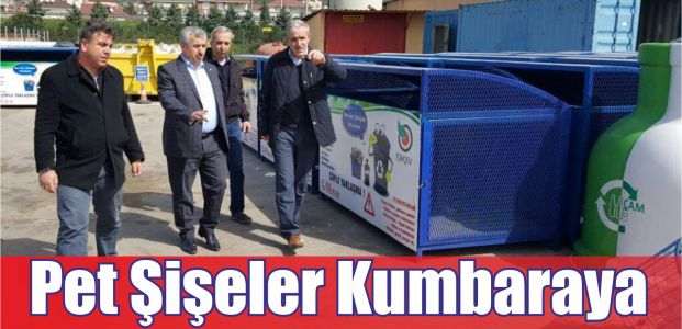 Pet Şişeler Kumbaraya