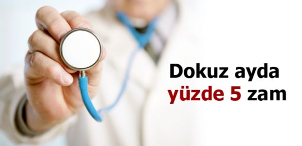  Sağlığa 9 ayda yüzde 4.6 zam