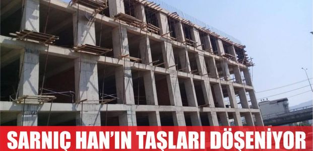  Sarnıç Han’ın taşları döşeniyor