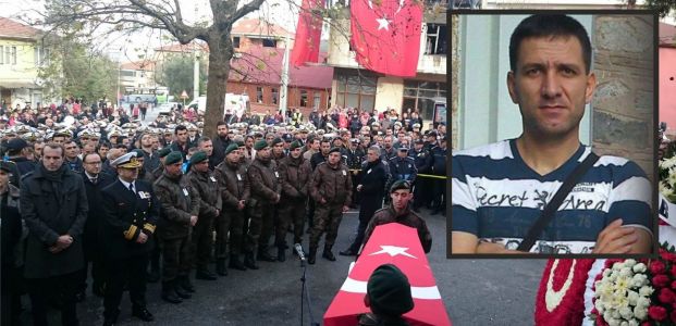  Şehit polis gözyaşları arasında toprağa verildi