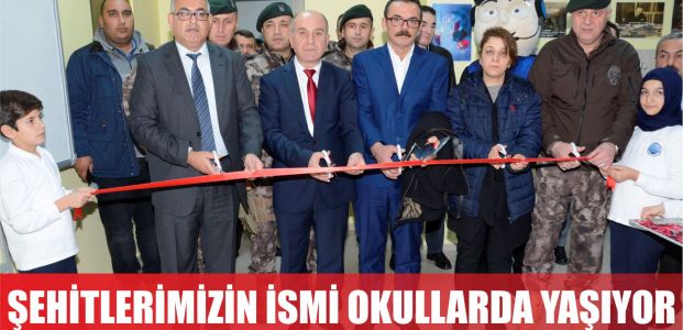  Şehitlerimizin ismi okullarda yaşatılıyor