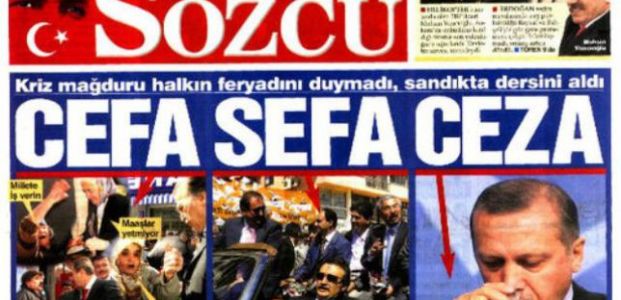 Sözcü gazetesinie Fetö operasyonu