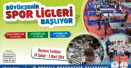 Spor Ligi’ne son başvuru tarihi 3 Mart