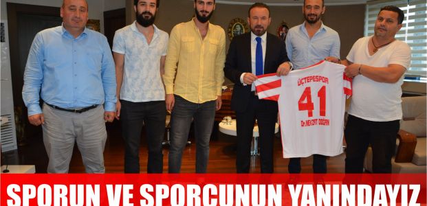 Sporun ve sporcunun yanındayız